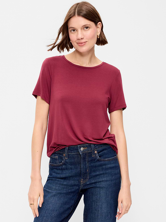 Luxe Crew-Neck T-Shirt