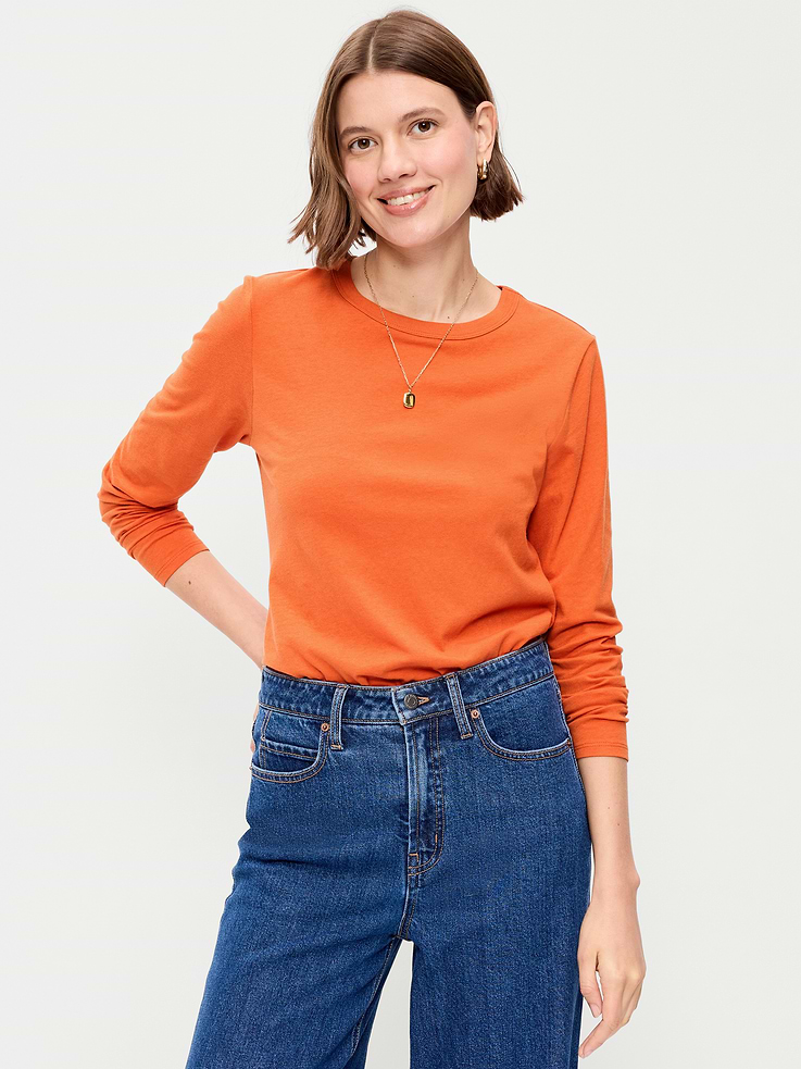 Image number 1 showing, EveryWear Long-Sleeve T-Shirt