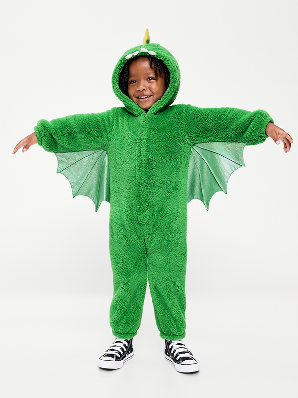 Hooded Critter Unisex Sherpa One-Piece for Toddler