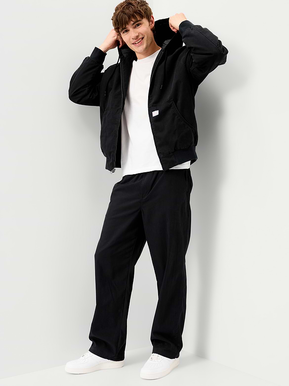 Oversized Canvas Hoodie