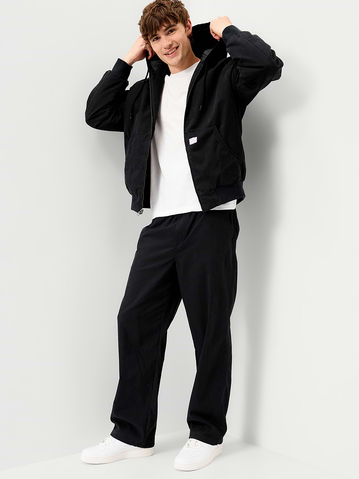 Image number 3 showing, Oversized Canvas Hoodie