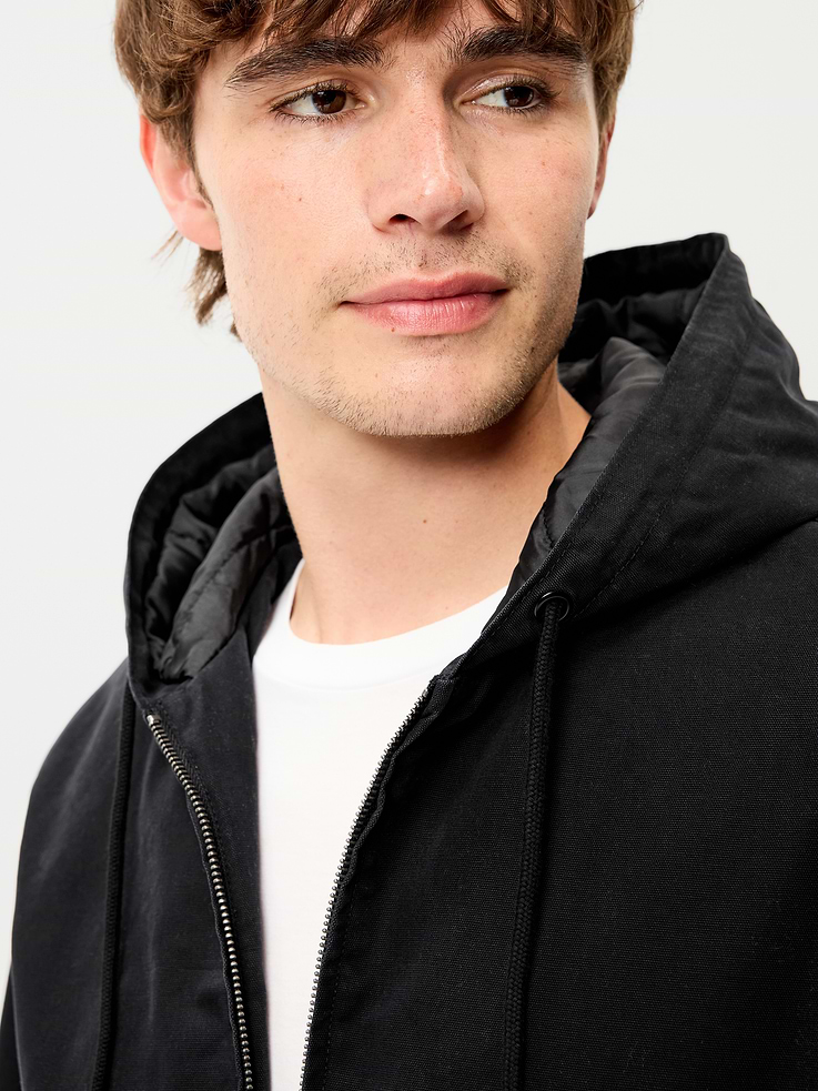 Image number 4 showing, Oversized Canvas Hoodie