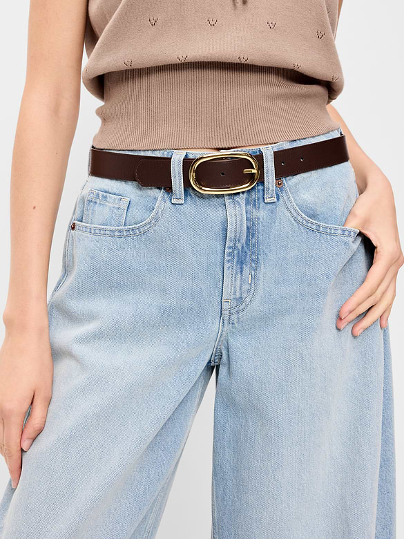 Ceinture en faux suède pour femme