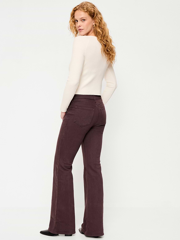 High-Waisted Flare Jeans