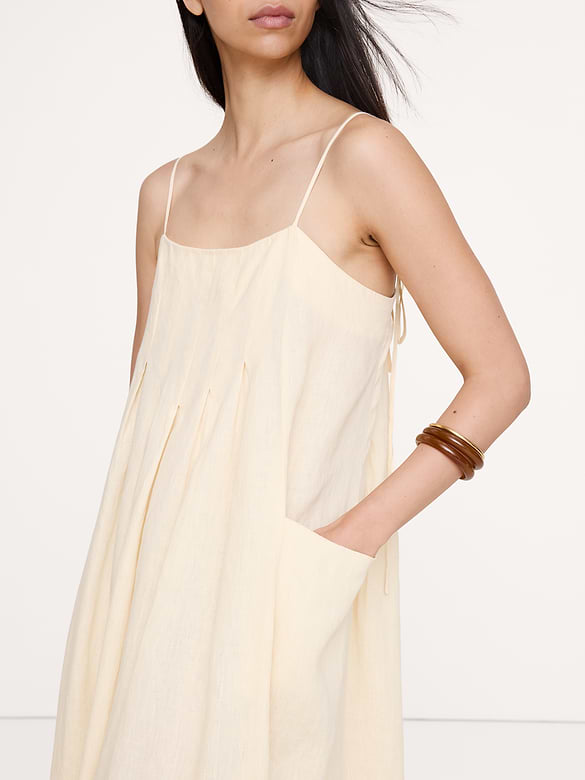 Linen Trapeze Dress