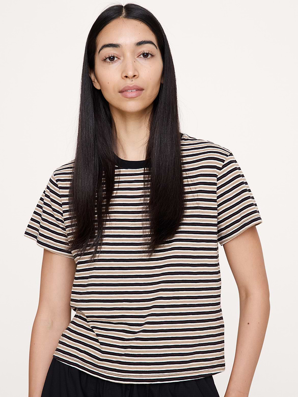 Cotton Slub Crew-Neck T-Shirt
