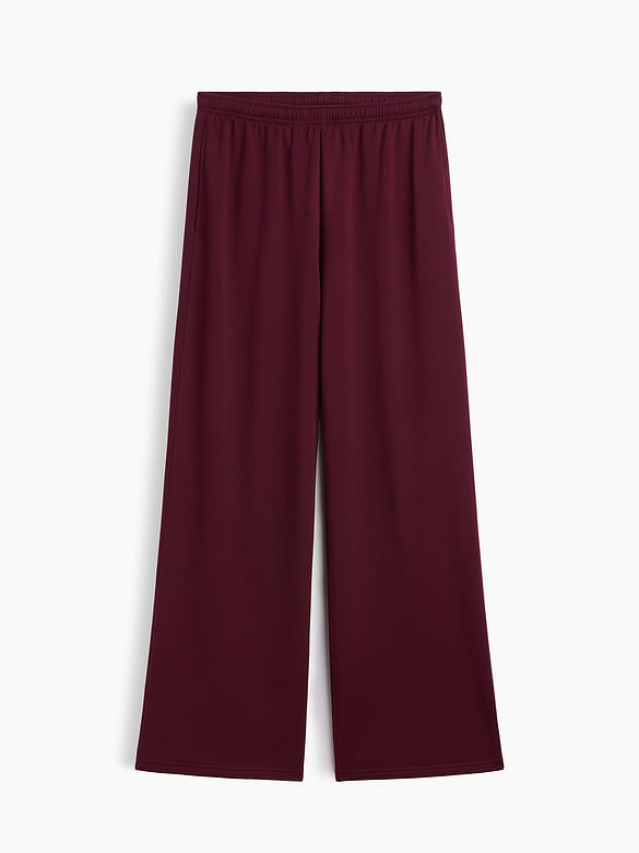 CloudLight Relaxed Wide-Leg Sweatpants