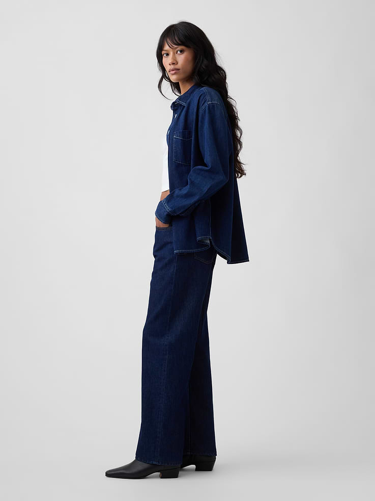 Image number 3 showing, Low Slung Relaxed Straight Jeans
