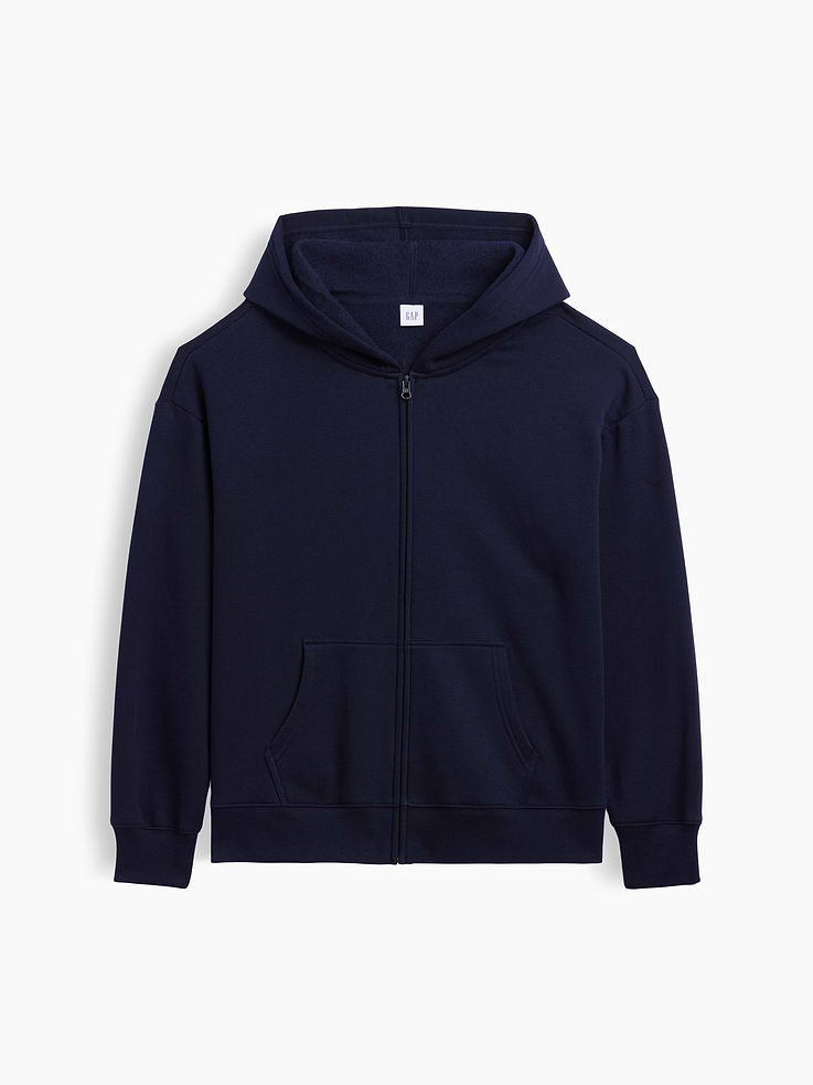 Image number 5 showing, Oversized Fleece Zip Hoodie