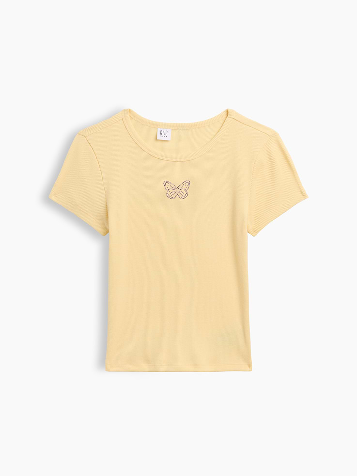 Image number 1 showing, Kids Ribbed T-Shirt