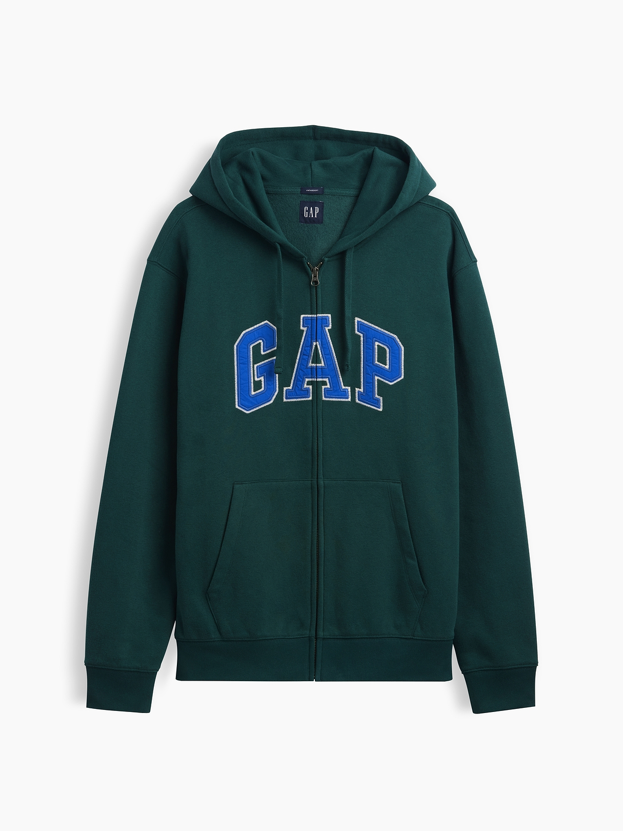 Adult VintageSoft Arch Logo Zip Hoodie | Gap