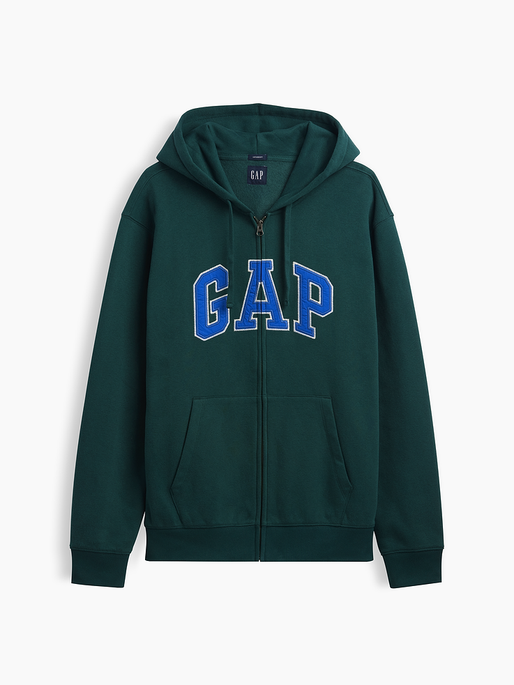 Image number 6 showing, Adult VintageSoft Arch Logo Zip Hoodie