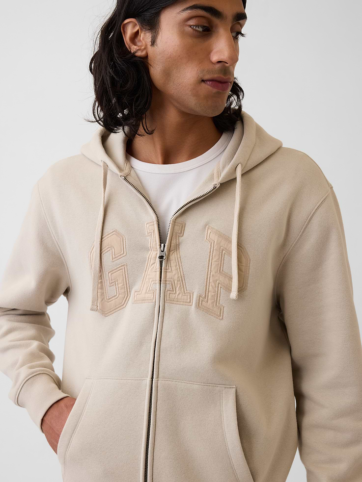 Image number 4 showing, Adult VintageSoft Arch Logo Zip Hoodie