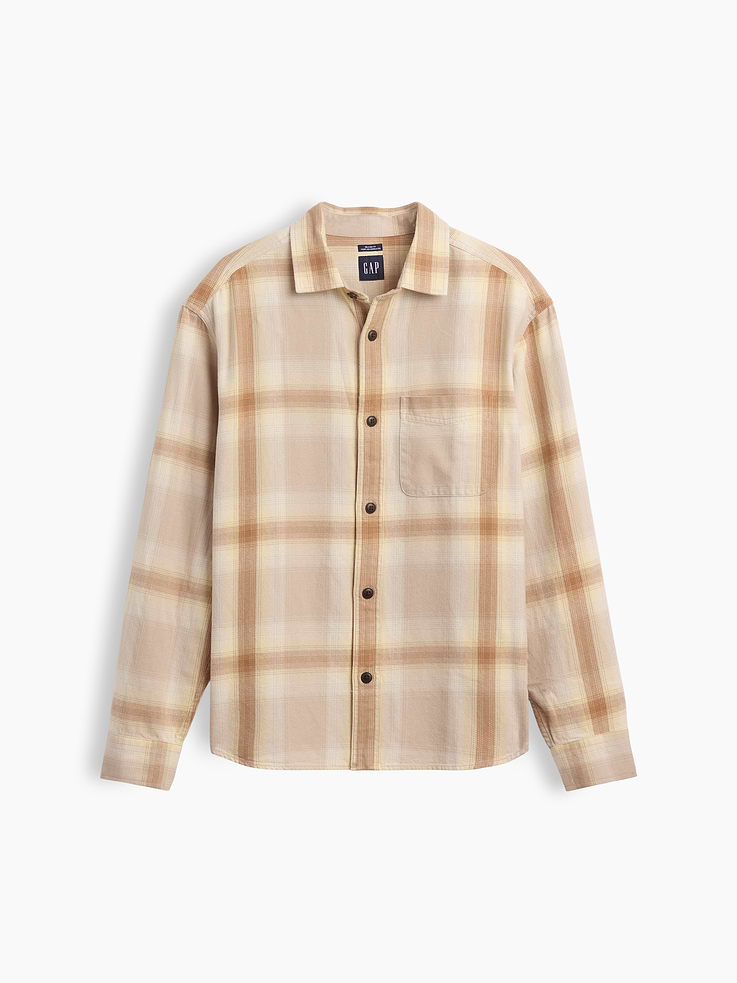 Image number 5 showing, Sunwashed Twill Relaxed Plaid Shirt