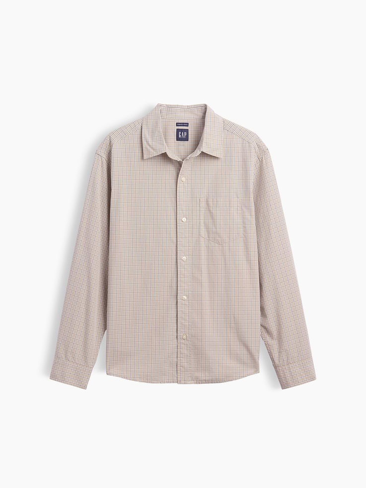 Image number 5 showing, Organic Cotton Poplin Relaxed Shirt