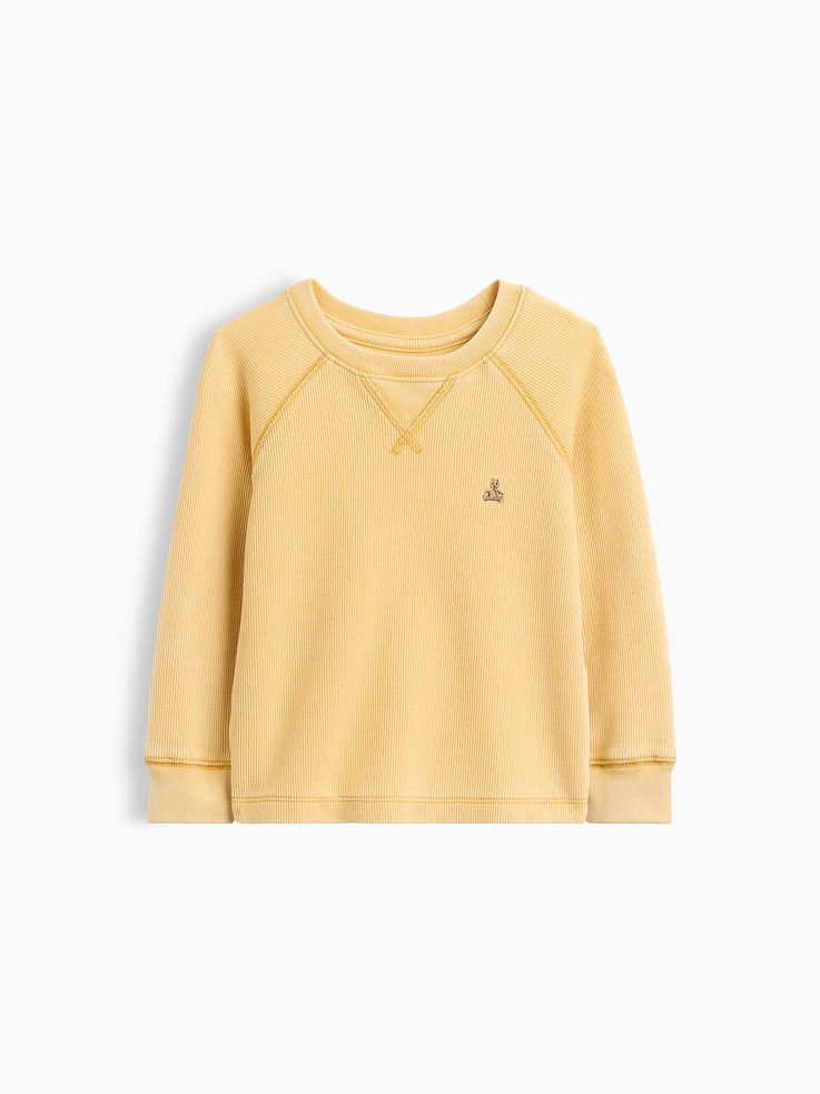 Image number 1 showing, Baby & Toddler Textured Crewneck T-Shirt