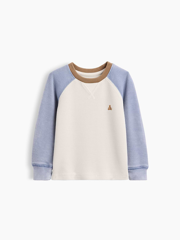 Baby & Toddler Textured Crewneck T-Shirt