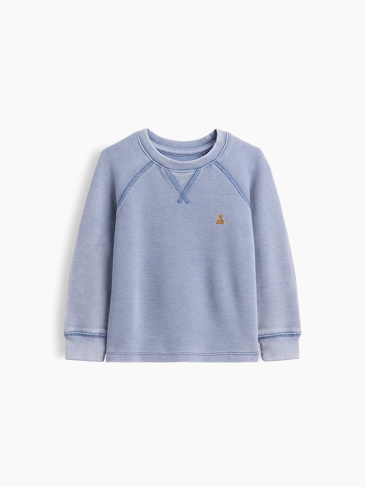 Image number 1 showing, Baby & Toddler Textured Crewneck T-Shirt