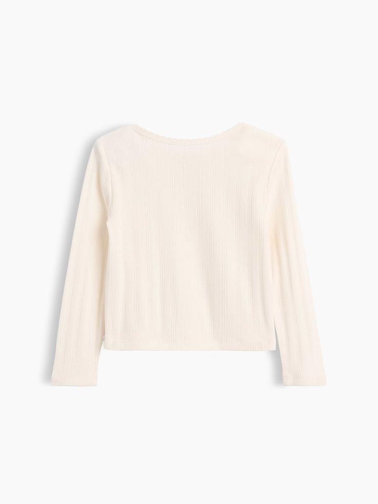 Image number 2 showing, Baby & Toddler Pointelle Rib T-Shirt