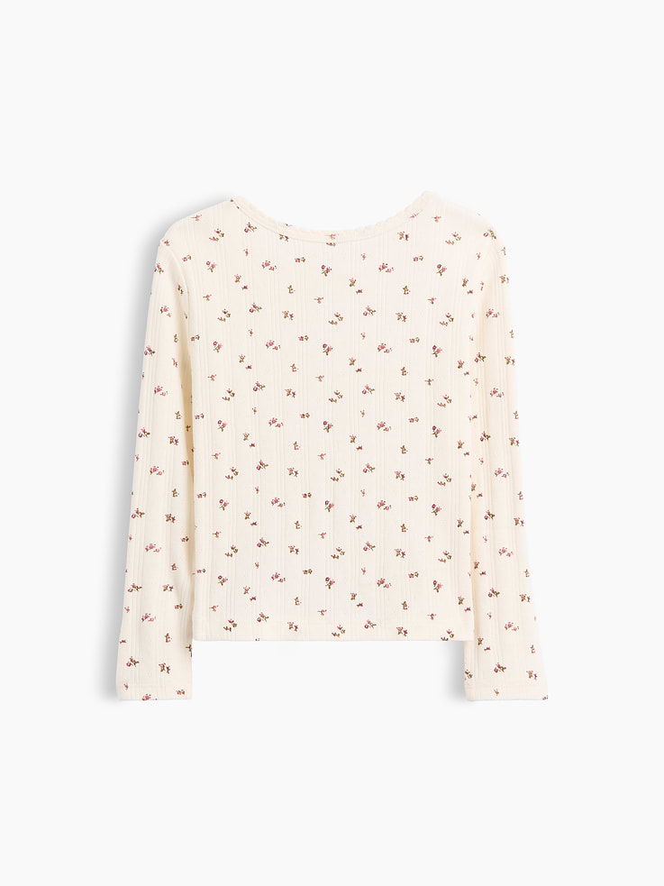 Image number 2 showing, Baby & Toddler Pointelle Rib T-Shirt