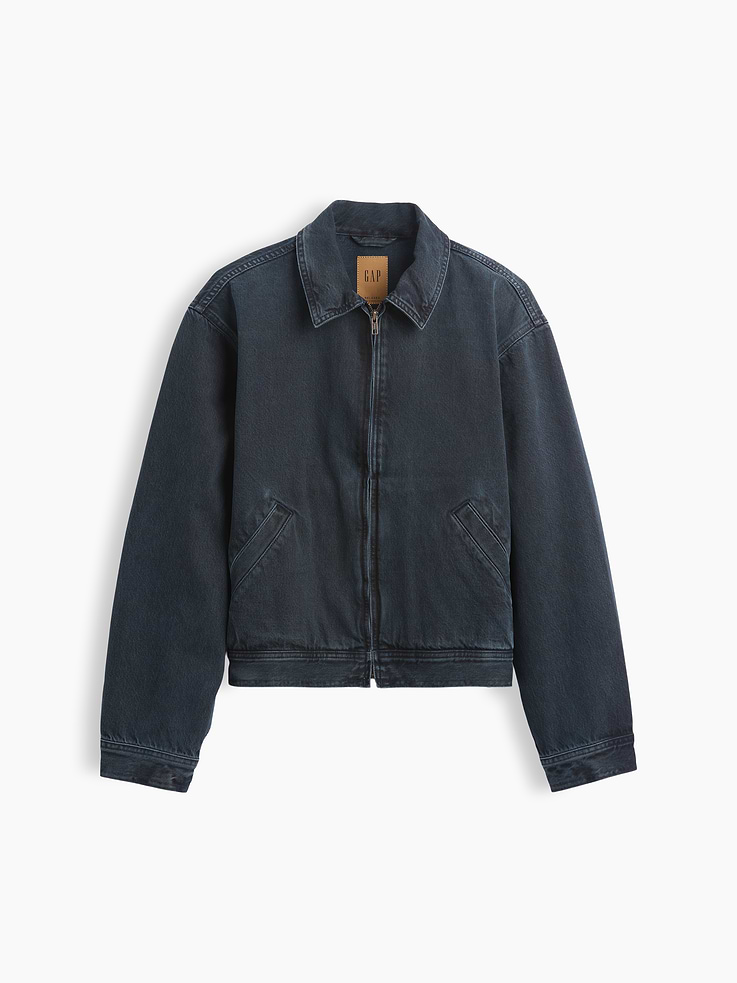 Image number 5 showing, Denim Boxy Workwear Jacket