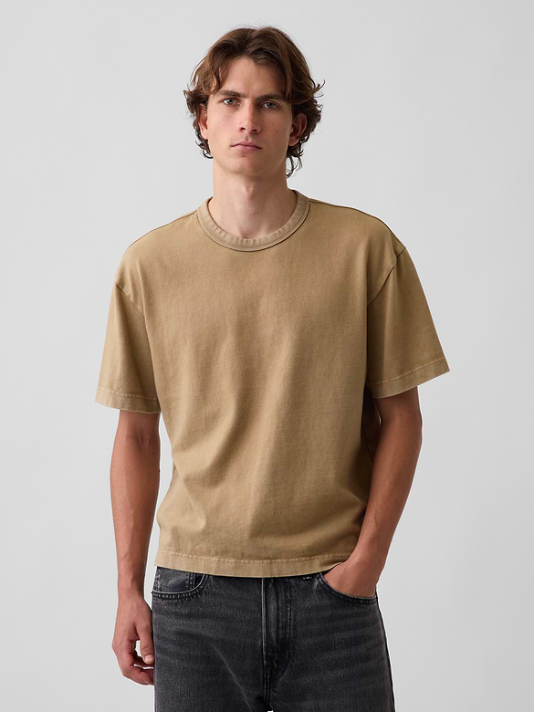 Adult Heavyweight Crop T-Shirt