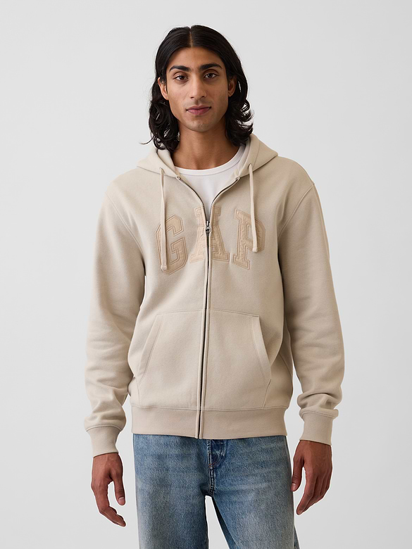 Adult VintageSoft Arch Logo Zip Hoodie