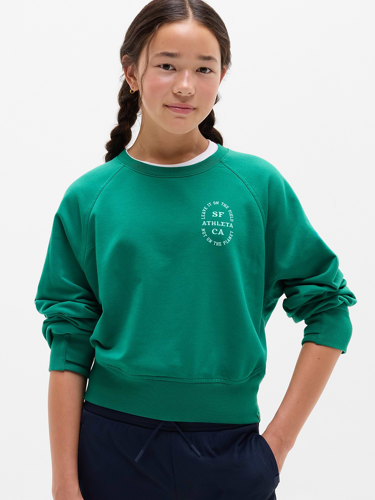 Image number 1 showing, Athleta Girl All Day Crewneck Sweatshirt