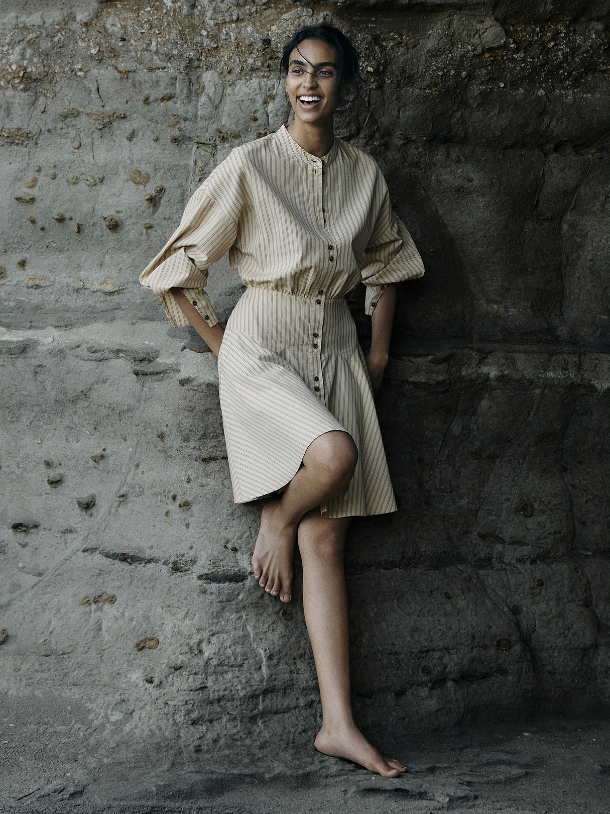 Gigot Sleeve Mini Dress | Banana Republic