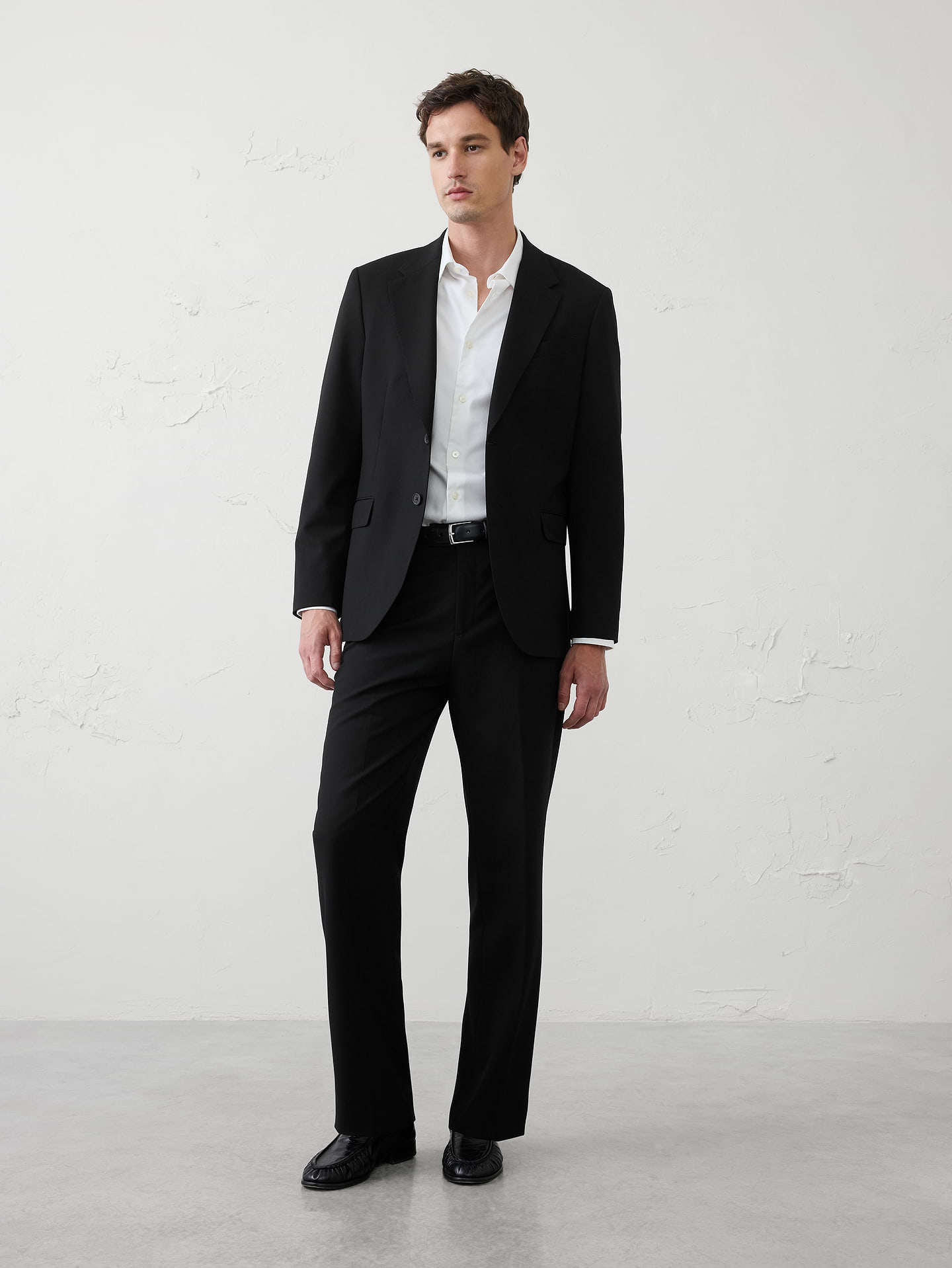 Image number 1 showing, Plainweave Suit Trouser