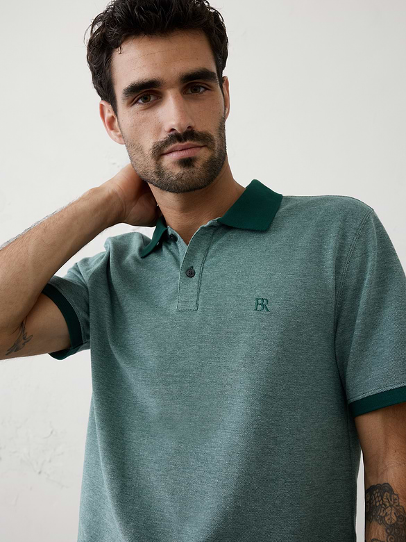 Standard-Fit Pique Polo