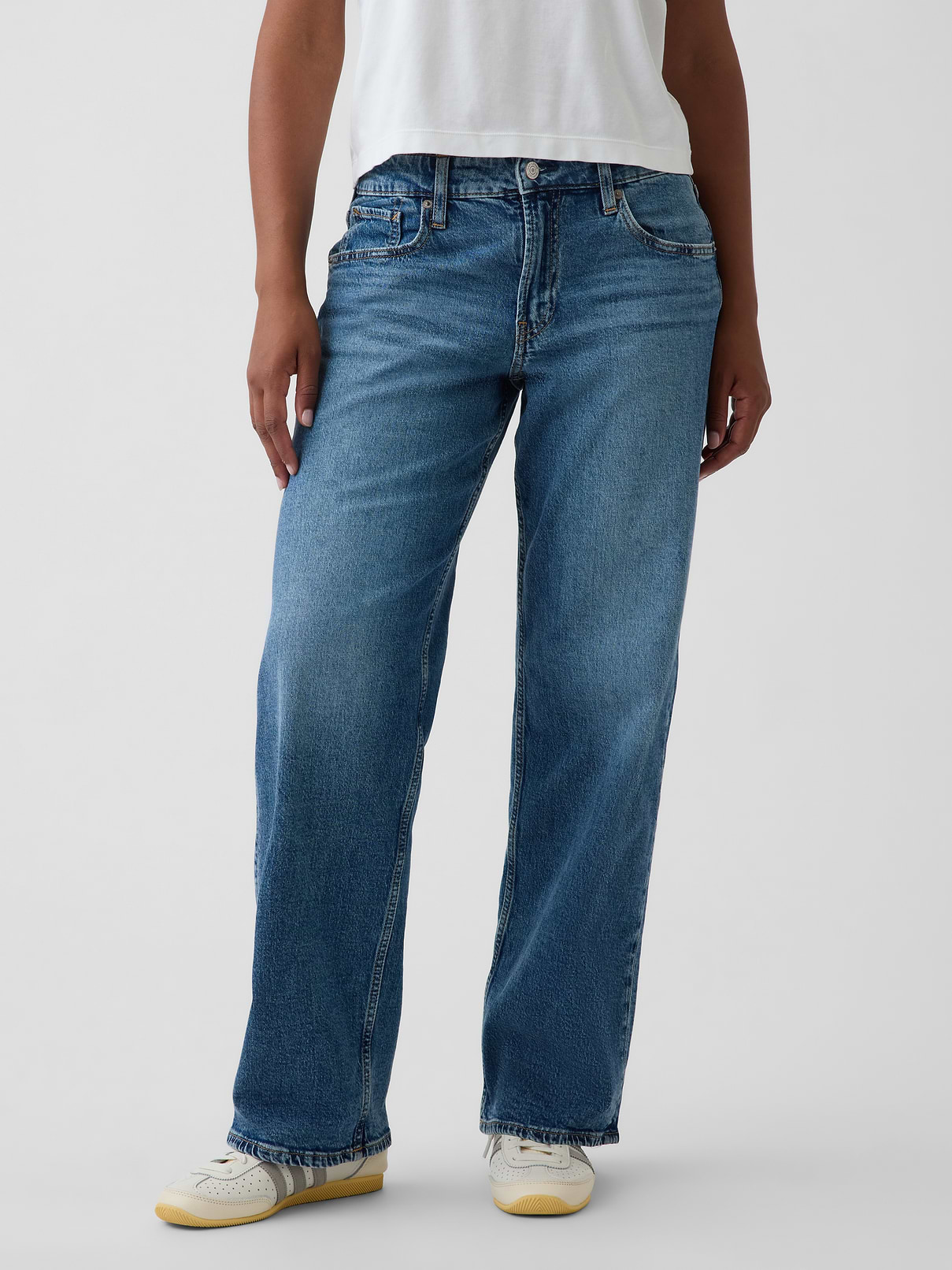 Image 2 of 5, Curvy Low Rise '90s Loose Jeans