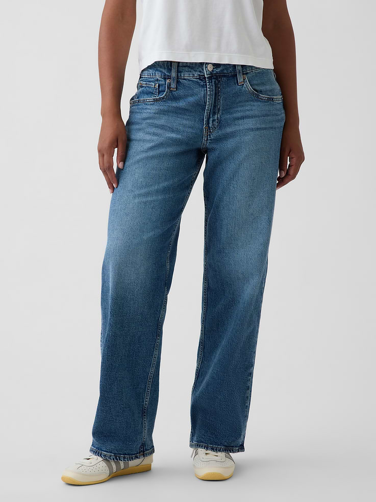 Image number 2 showing, Curvy Low Rise '90s Loose Jeans