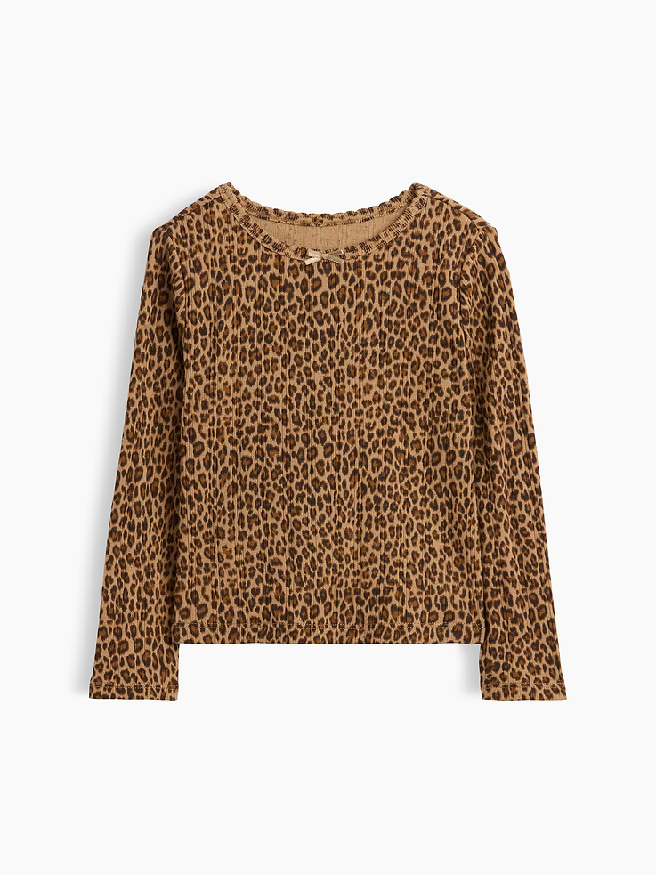 Image number 1 showing, Baby & Toddler Pointelle Rib T-Shirt