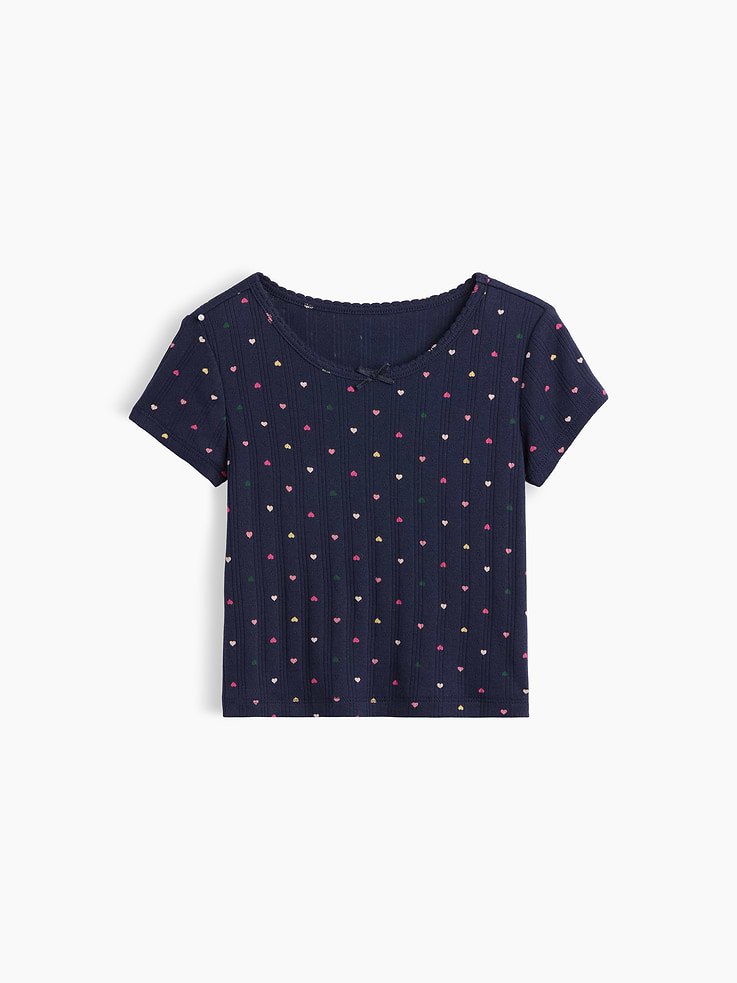 Image number 1 showing, Baby & Toddler Pointelle Rib T-Shirt