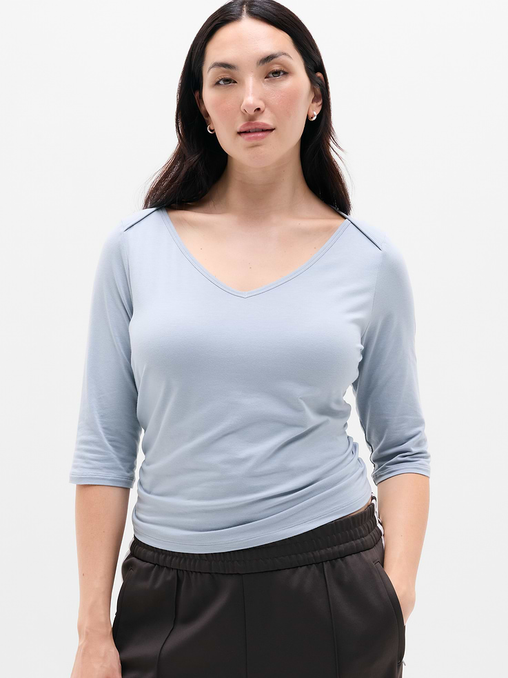 Image number 1 showing, Foundation Midi Sleeve Tee