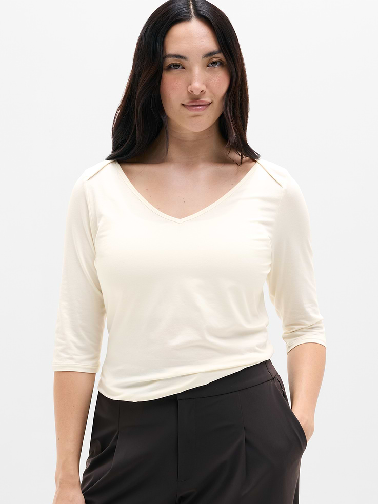Image number 1 showing, Foundation Midi Sleeve Tee