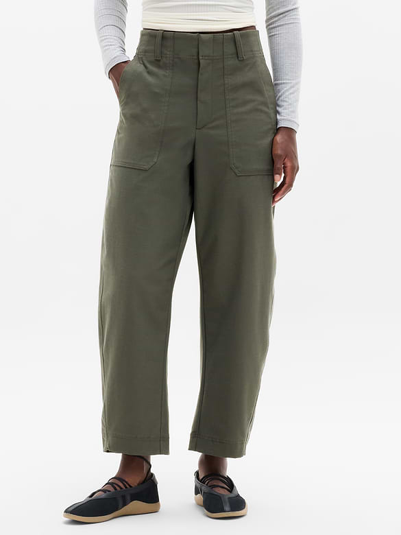 Skyline High Rise Barrel Leg Pant