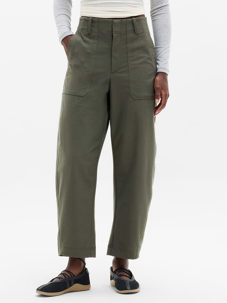 Image number 2 showing, Skyline High Rise Barrel Leg Pant