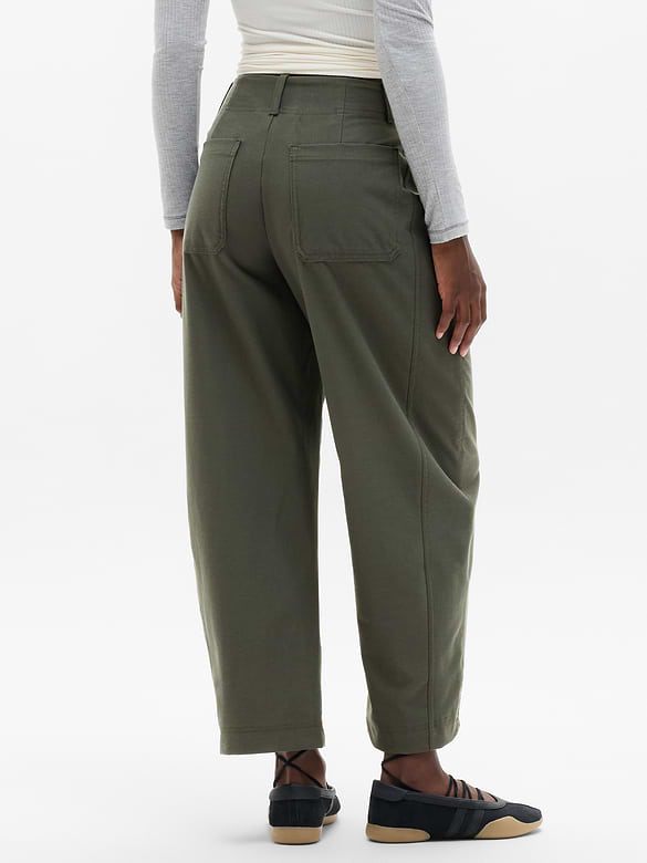Skyline High Rise Barrel Leg Pant