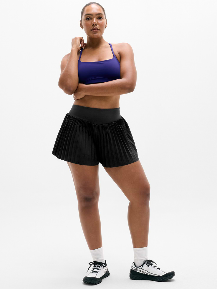 Image number 5 showing, Featherweight Plissé Run Short