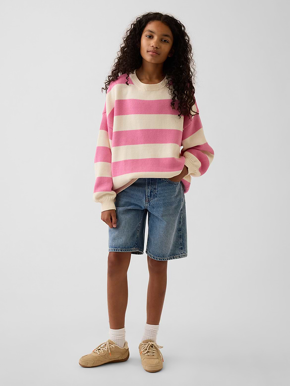Kids 100% Cotton Oversized Sweater