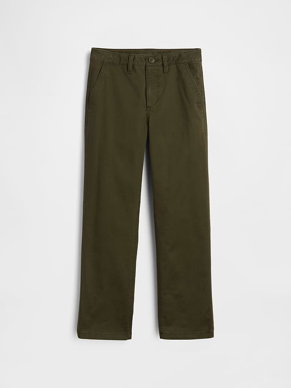 Kids Uniform Stretch Loose Khakis
