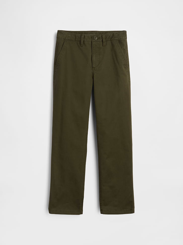 Image number 2 showing, Kids Modern Uniform Loose Khakis