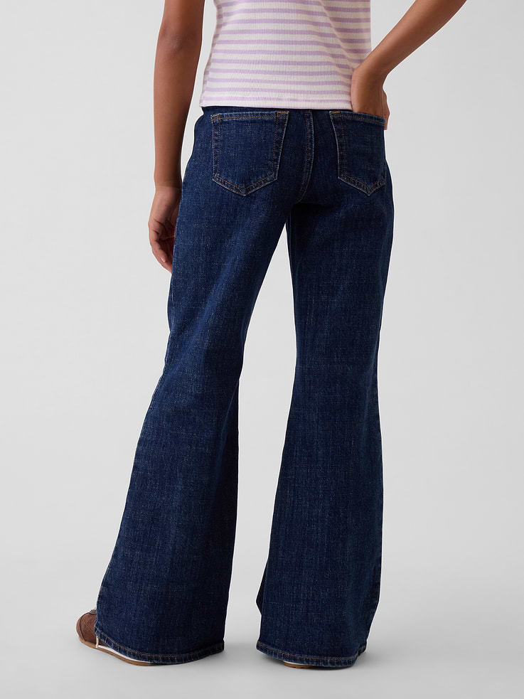 Image number 4 showing, Kids Low Rise Relaxed Flare Jeans