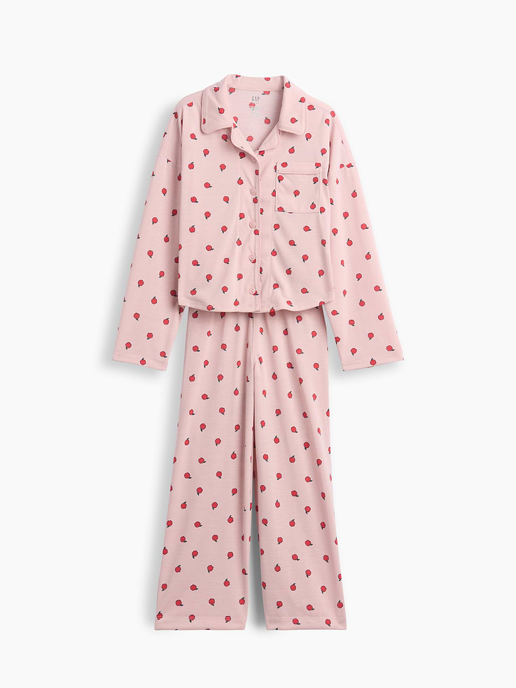 Image number 2 showing, Kids Recycled Print PJ Set