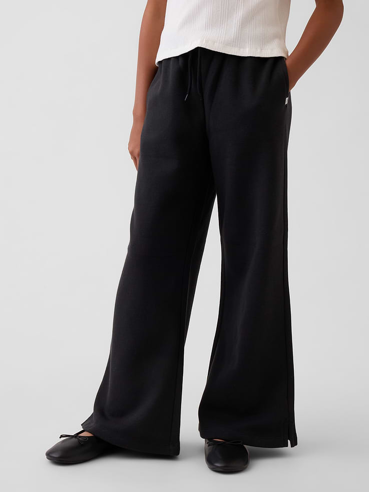 Image 3 of 5, Kids VintageSoft Relaxed Flare Sweatpants