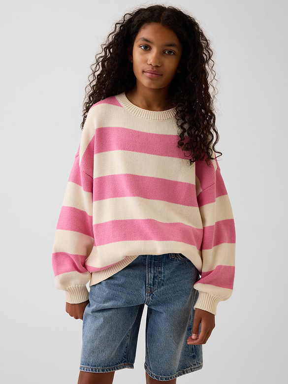 Kids 100% Cotton Oversized Sweater