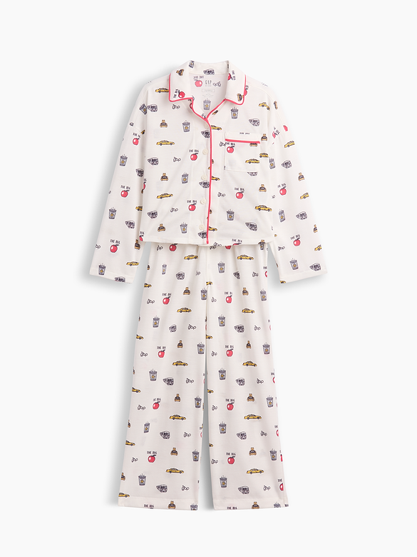 Kids Recycled Print PJ Set