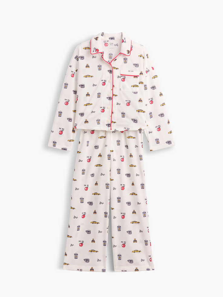 Image number 2 showing, Kids Recycled Print PJ Set